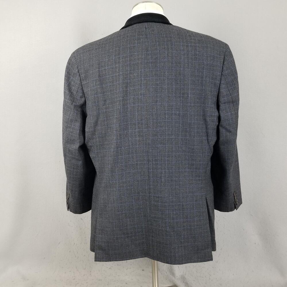 Lauren Ralph Lauren Blazer Mens 46R Gray Glen Check Wool 2 Button Ticket Pocket - Picture 7 of 15